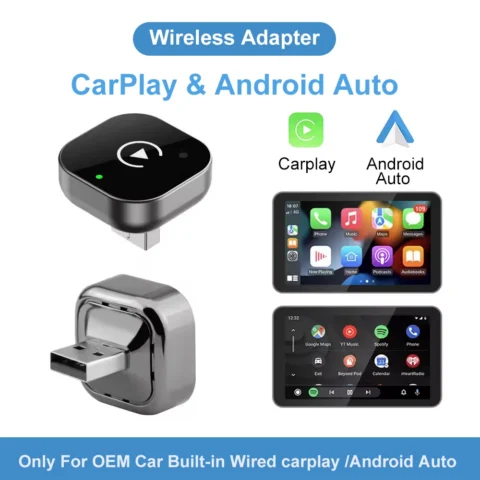מתאם CarPlay אלחוטי שהופך את הרכב שלכם לחכם בלי כבלים